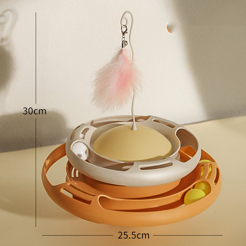 Self-healing Artifact Teasing Cat Stick Kitten Tumbler Turntable