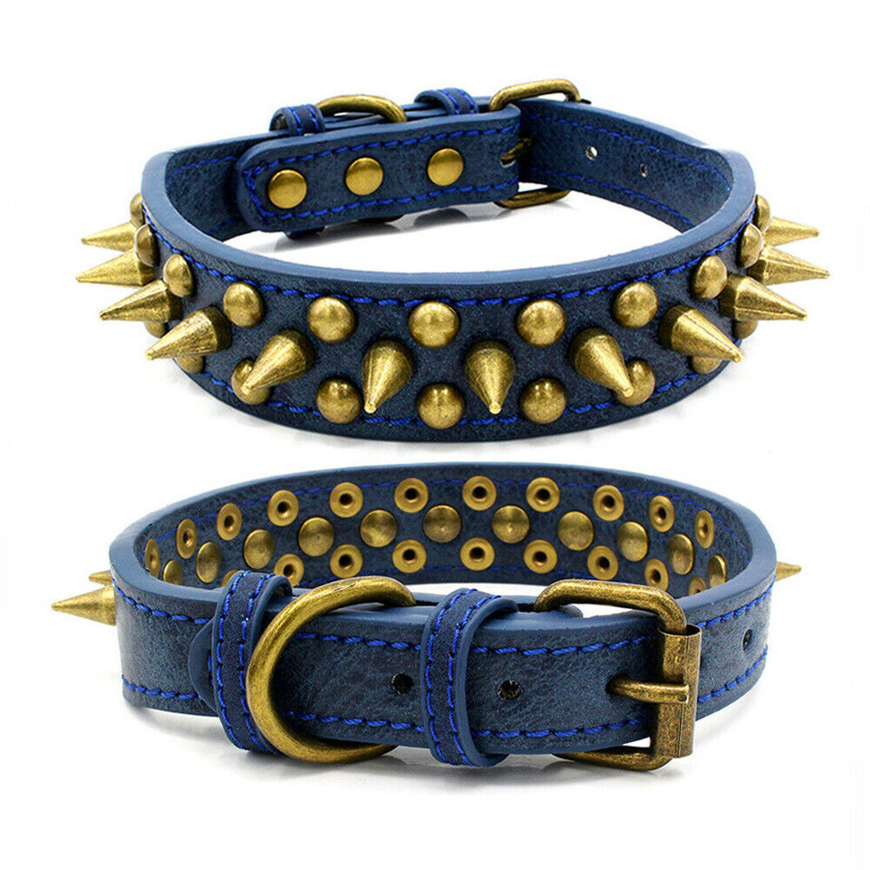 Retro Studded Spiked Rivet Large Dog Pet Leather
