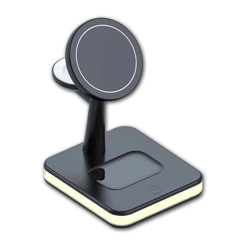 New Magnetic Wireless Charger Three-in-One Night Light Phone