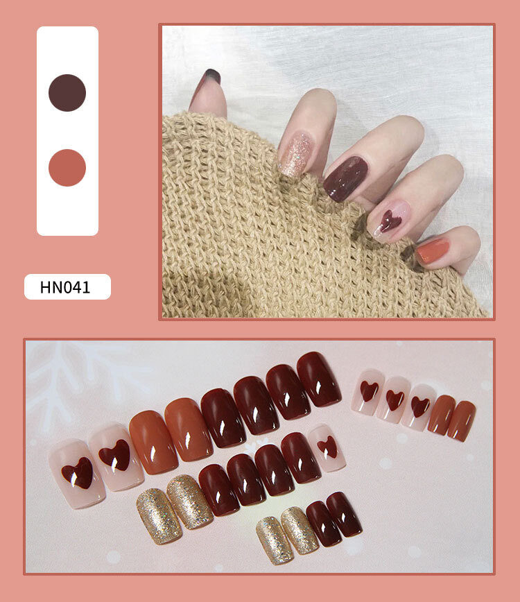 Nail Art Finished Fake Scrub Patch Wearable