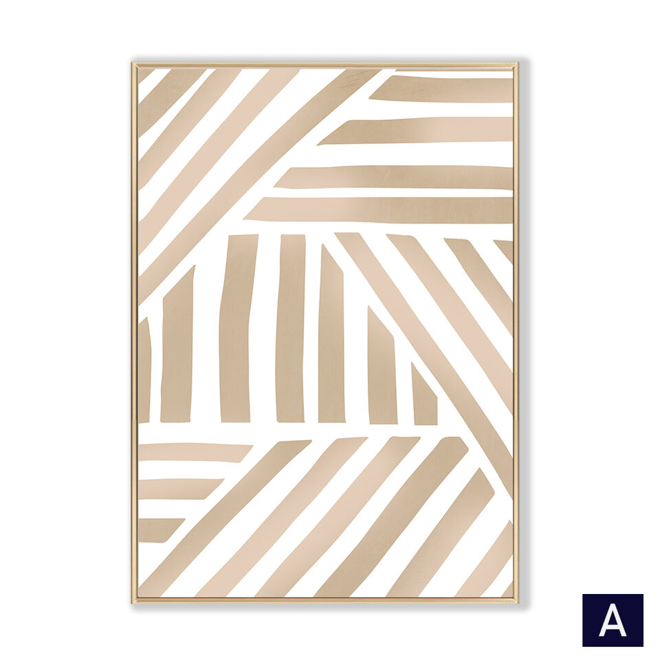 Geometric Shapes Wall Poster Room Decor Luxury Picture