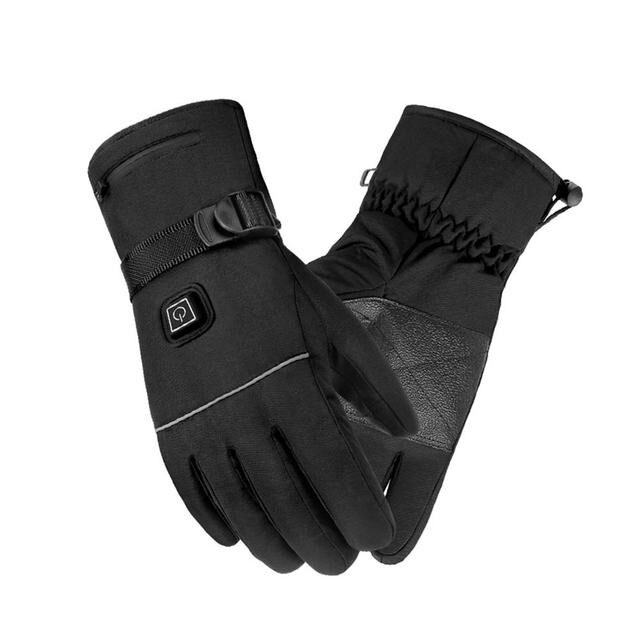 Winter Electric Heated Gloves Motorcycle Touch Screen