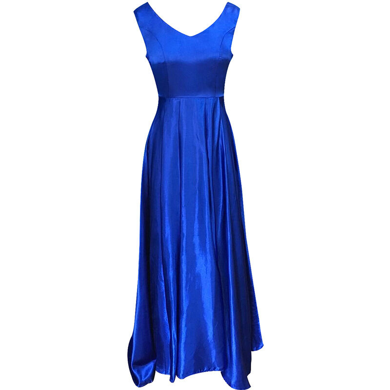 Deep V Neck Sleeveless Backless Bow Ball Evening