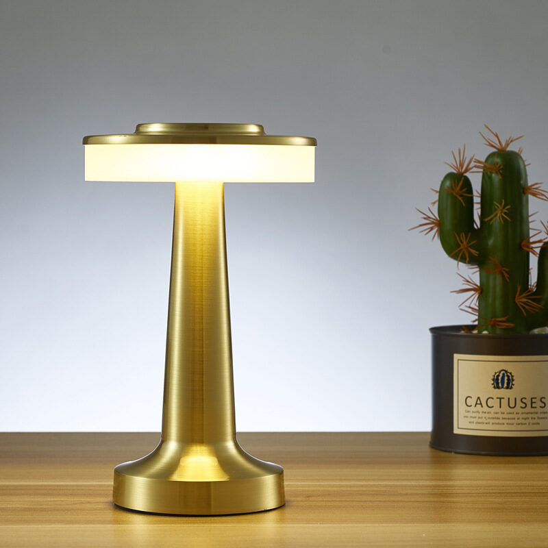 Creative Dining Table Hotel Dumbbell Charging Lamp