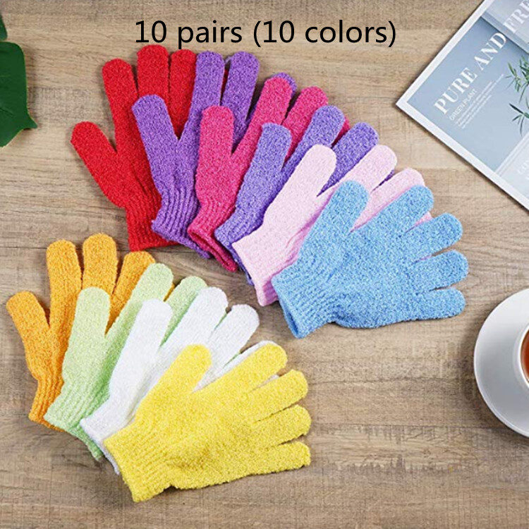 Bath Gloves Powerful Double Sided Exfoliating Towel