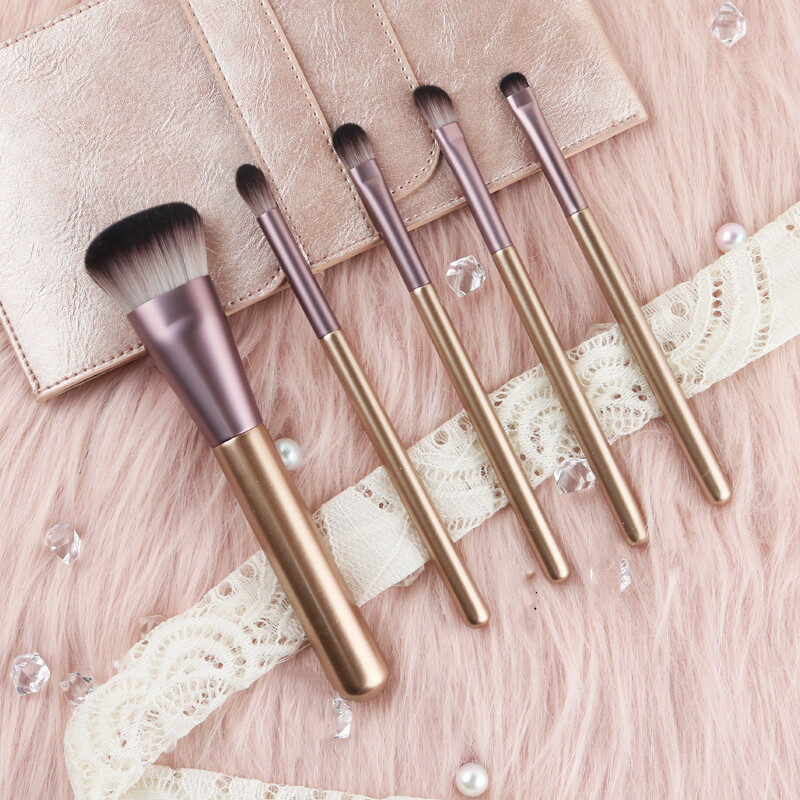 Girly Heart Pink Makeup Brush Set Eyeshadow
