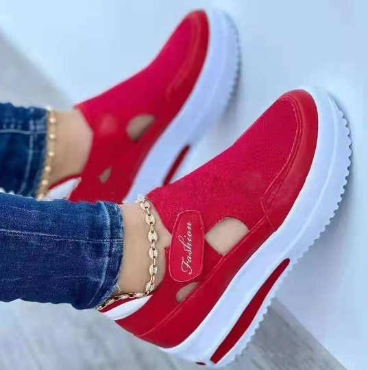 Women's Sneakers Summer New Ladies Casual Low Wedge