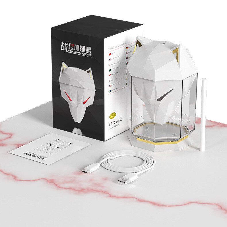 War Wolf Air Humidifier Ultrasonic Diffuser Colorful Lights