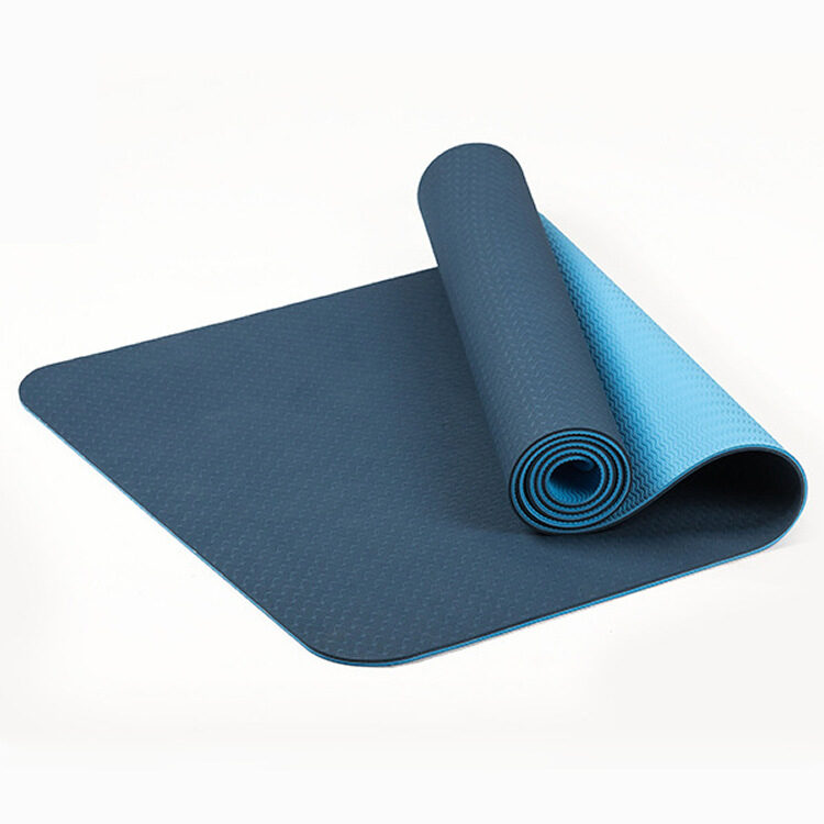 Yoga Mat Thickened 8mm Two-color Lengthened 18361 Thick
