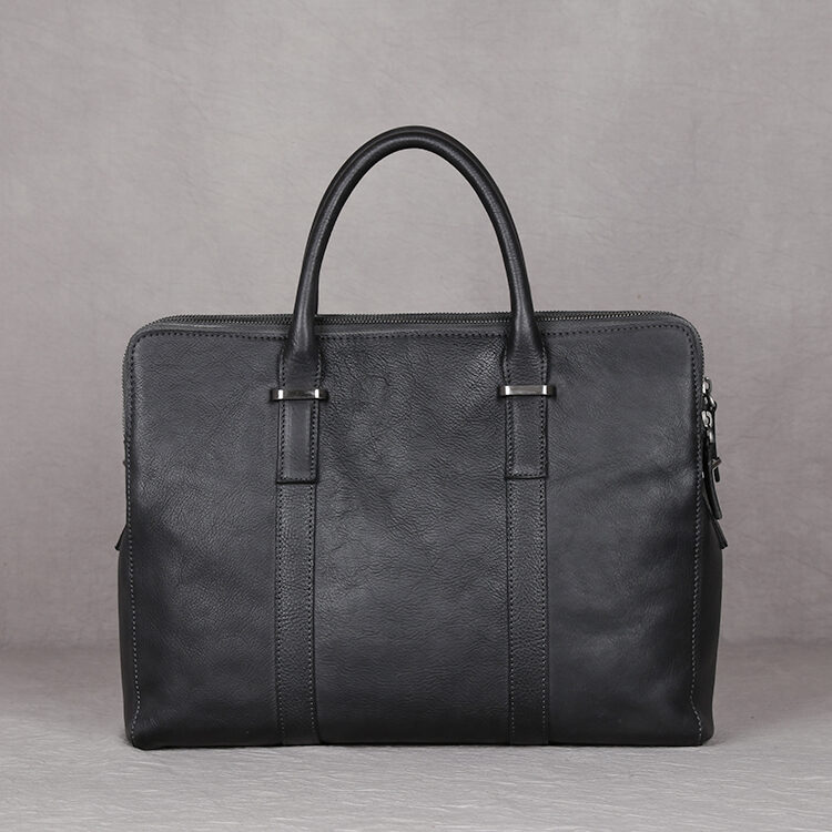 Vintage Vegetable Tanned Leather Men's First Layer Cowhide