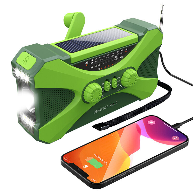 3 In 1 Portable Radio Hand Crank Am-Fm-Noaa