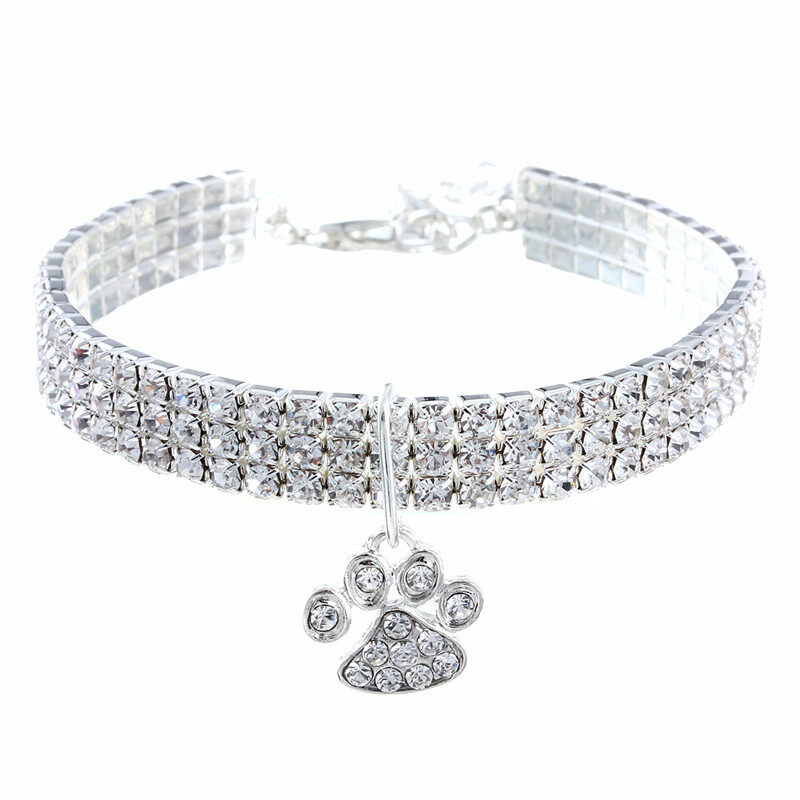 New Pet Collar Diamond Mixed Color Dogs