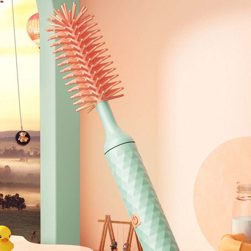 Electric Silicone Bottle Brush 360 Degree Rotating Baby
