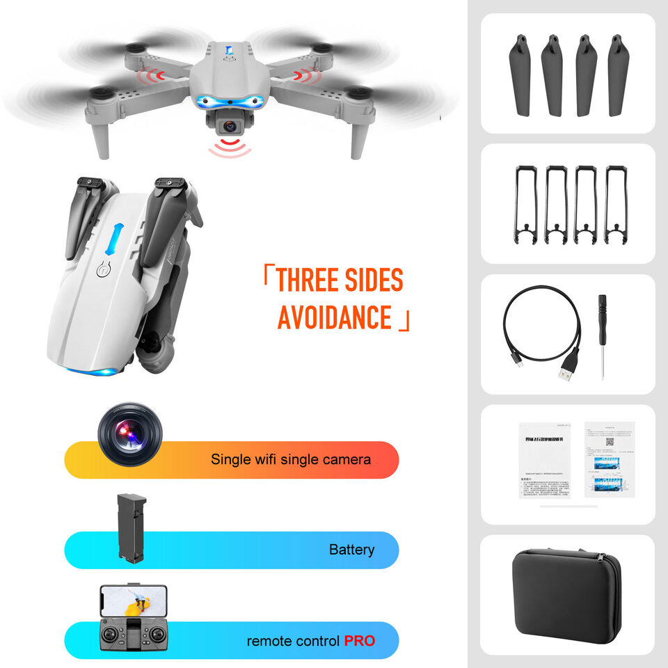 4K Dual Camera Remote Control Three-sided Obstacle Avoidance