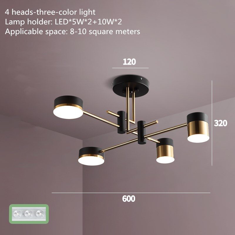 Nordic Chandelier Living Room Light Luxury