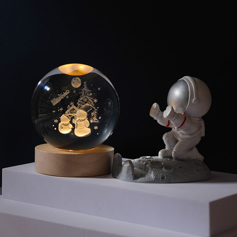 Cosmos Series Luminous Crystal Ball Night Light Desktop