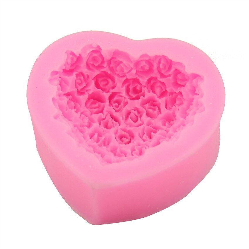 Valentines Day Gift Love Rose Silicone Mould Home