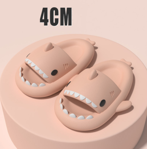 Adult's Slippers Tide Indoor And Outdoor Funny Shark
