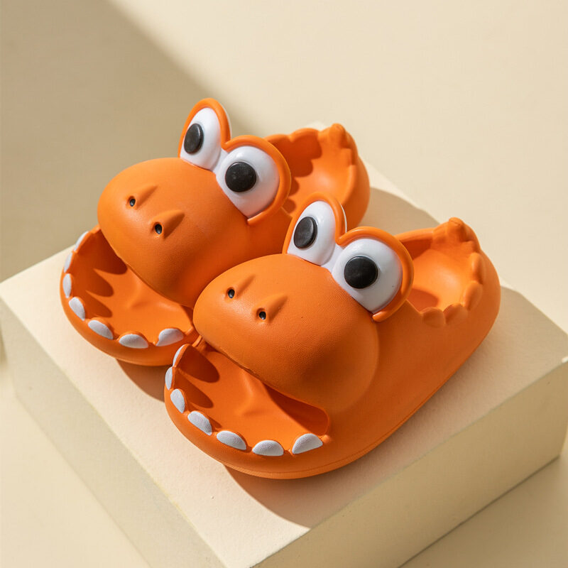 Kids Dinosaur Slippers Summer Cartoon Parent Child Outdoor