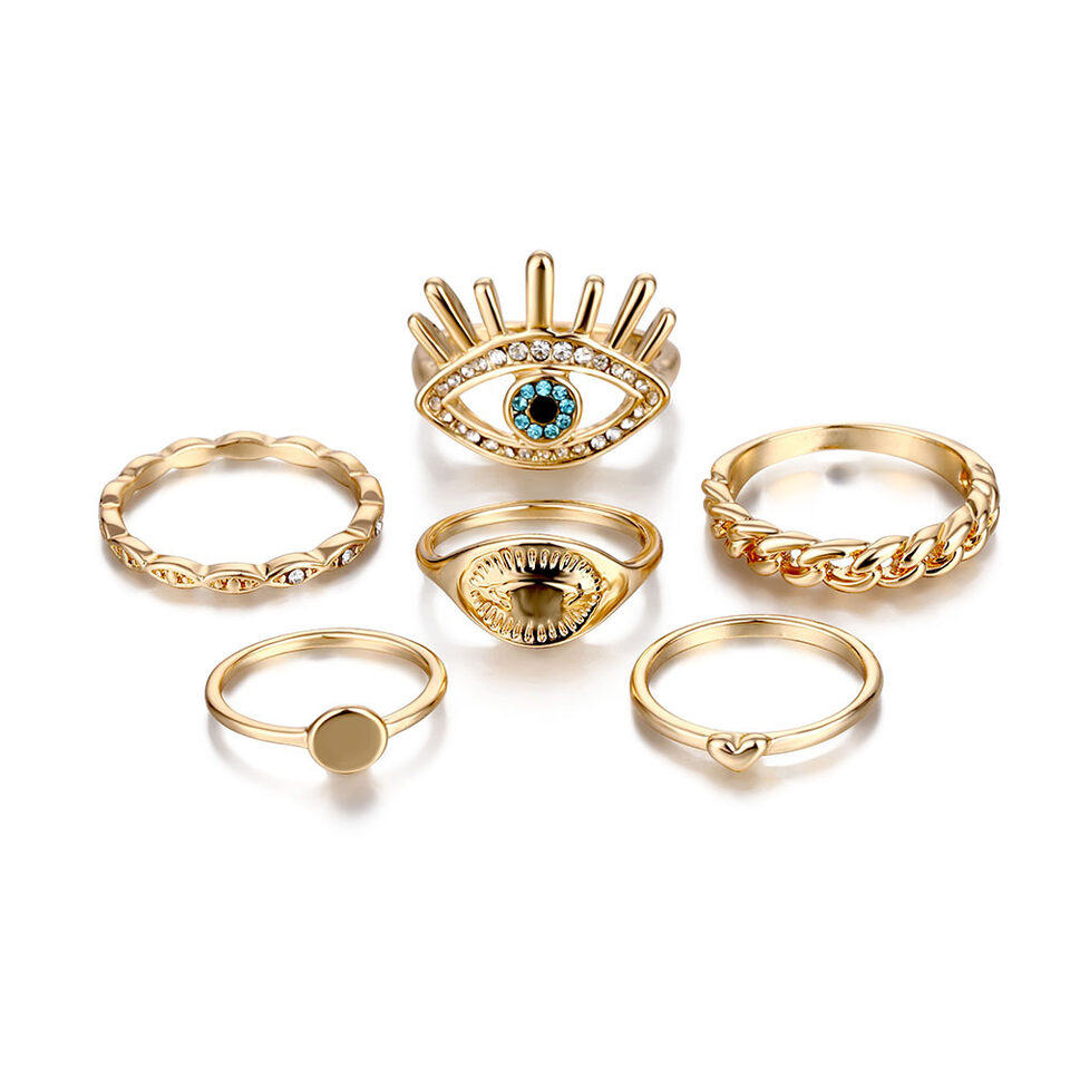 RingsEuropean And American Retro New Eye Love Ring
