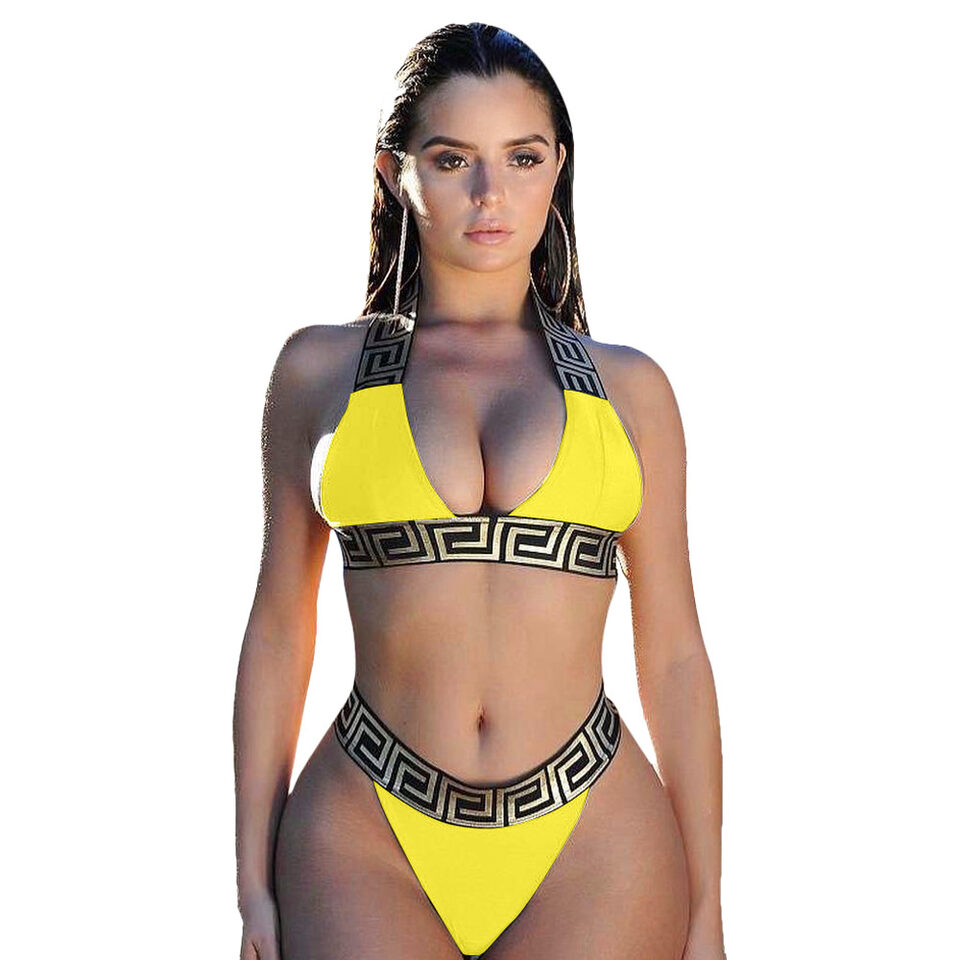 Printed Bikini Two Piece One