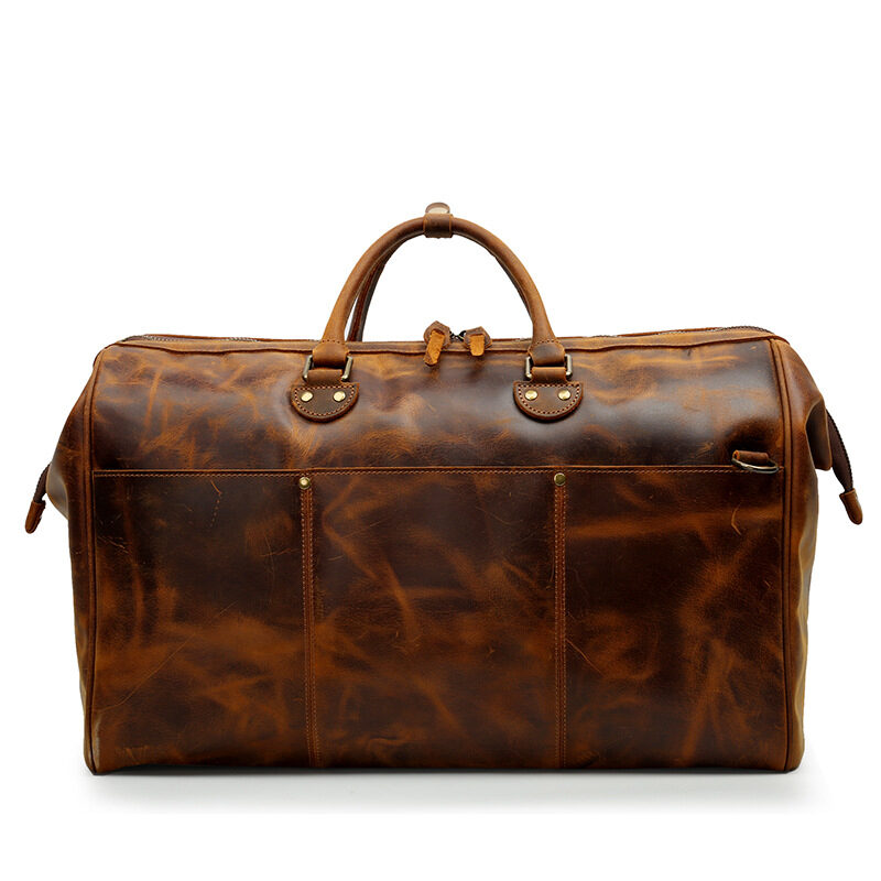Genuine Leather Travel Top Layer Cowhide Large Capacity