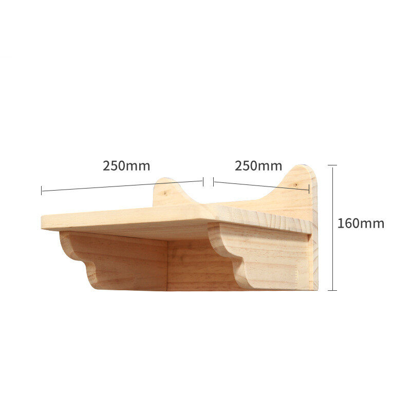 Pet Cat Climbing Frame Wall Type Solid Wood