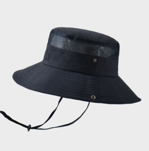 Solid Color Big Brim Sun Hat Outdoor Mountaineering