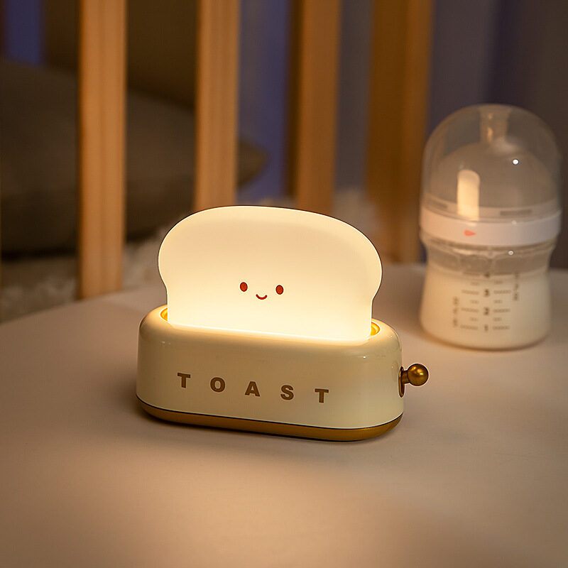 Creative LED Bread Maker Night Light USB Charging