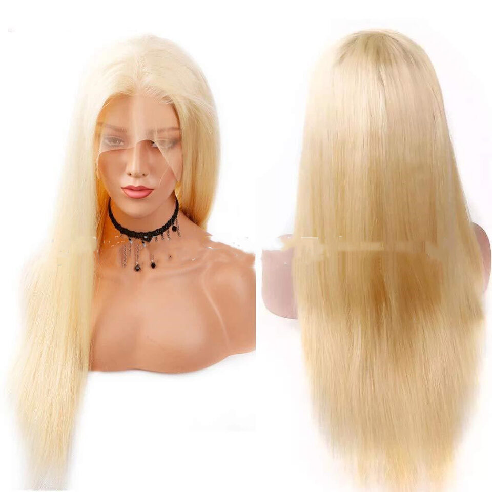 Real Wig 613 Straight Frontal Lace 13X4 Head
