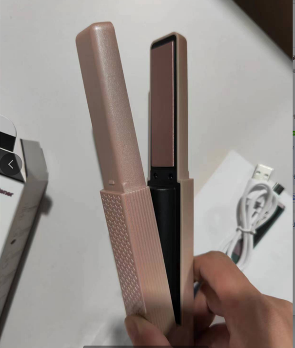 Hair Straightener Cordless Usb Mini Ceramics Curler 3