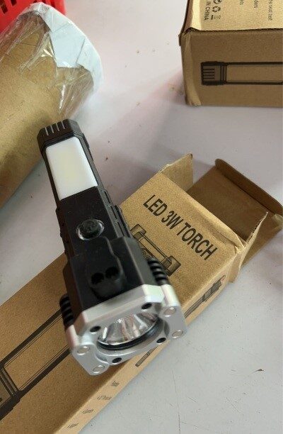 Car Safety Hammer Multifunctional Charging Power Work Light