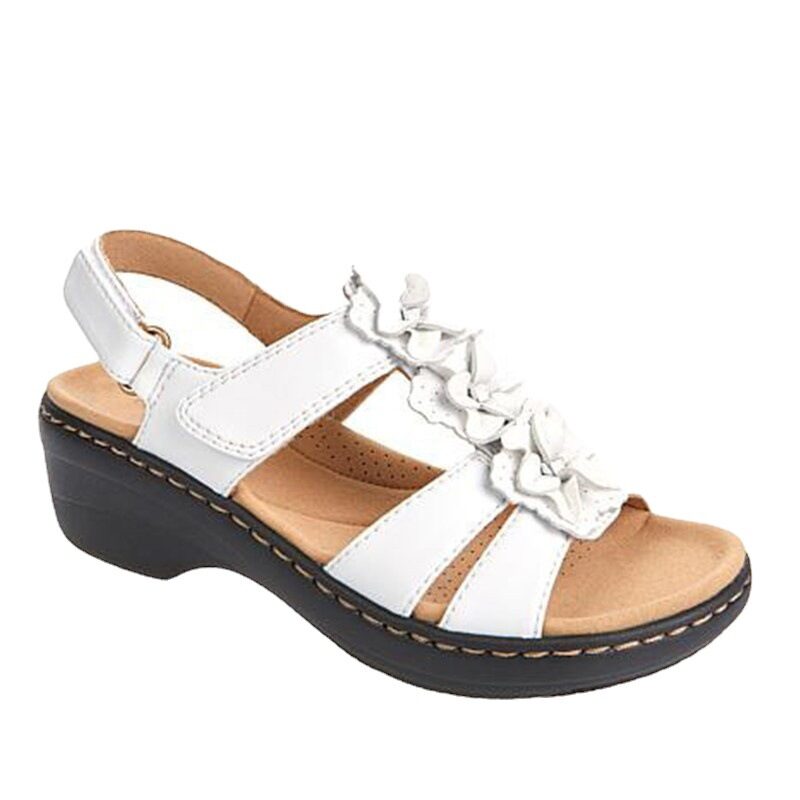 Hollow Wedge Heel Fish Mouth Casual Sandals Women's