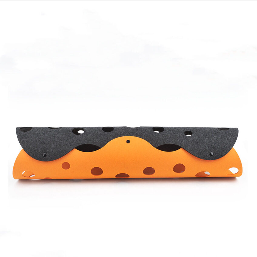 Cat Tunnel Toy Felt Pom Splicing Deformable Kitten