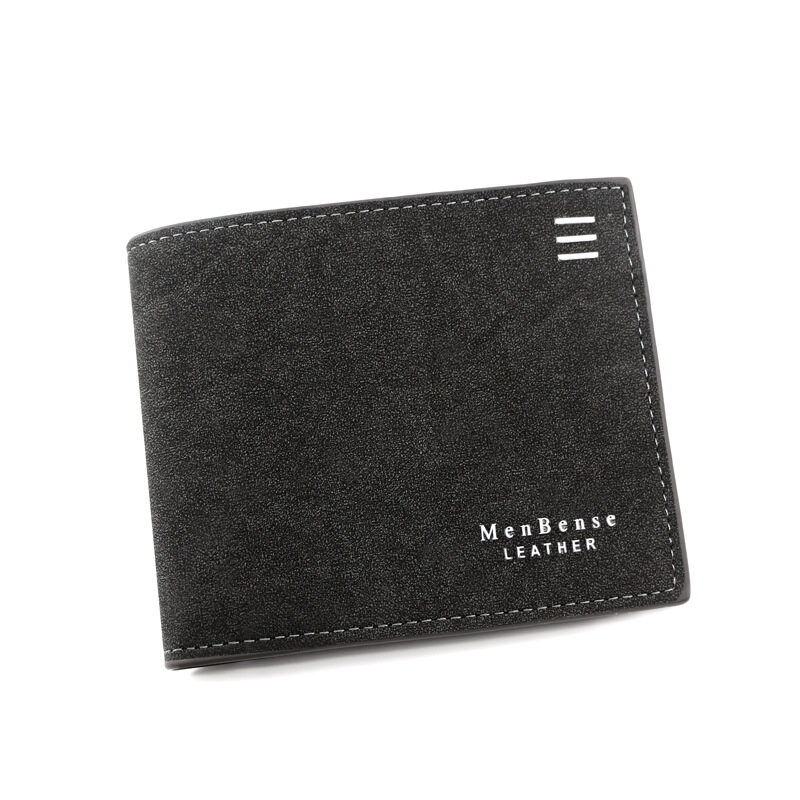 New Personalized Men's Short Wallet Fashion Silk Screen