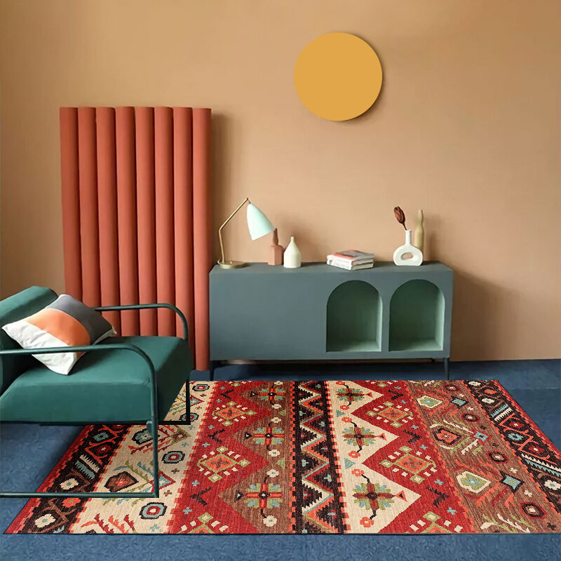 Boho Rug Persian Morocco Wedding Hotel Photoshoot Backdrop