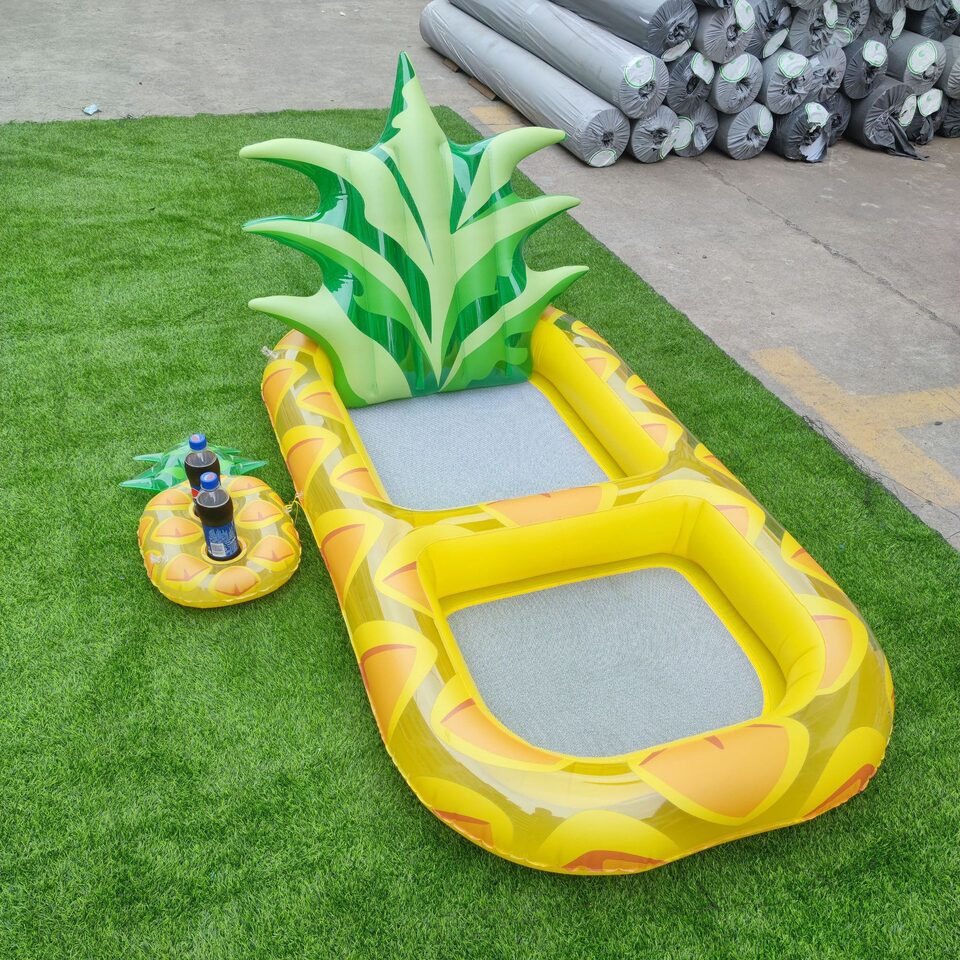 Inflatable Swimming Pool Pineapple Floating Row Air Cushion