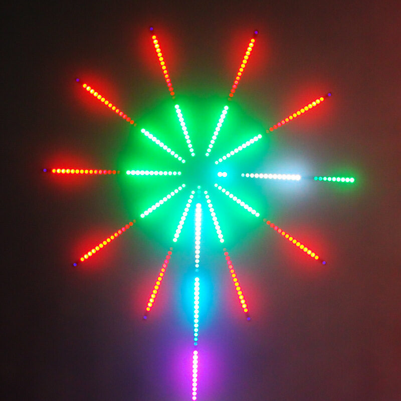 LED Fireworks Light With Digital Multi-function Bar