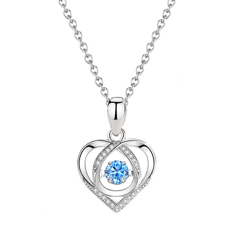 Beating Heart Necklace Women's Korean-style Elegant Smart Heart-shaped