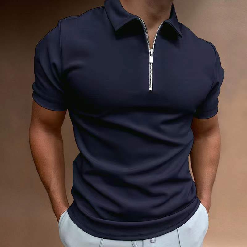 New Men's Casual Short Sleeve Digital Print POLO