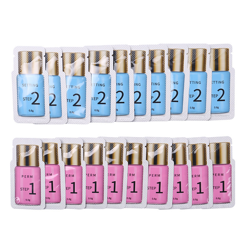 10 Pairs Sachet Lifting Lotion Lashes Lift Set