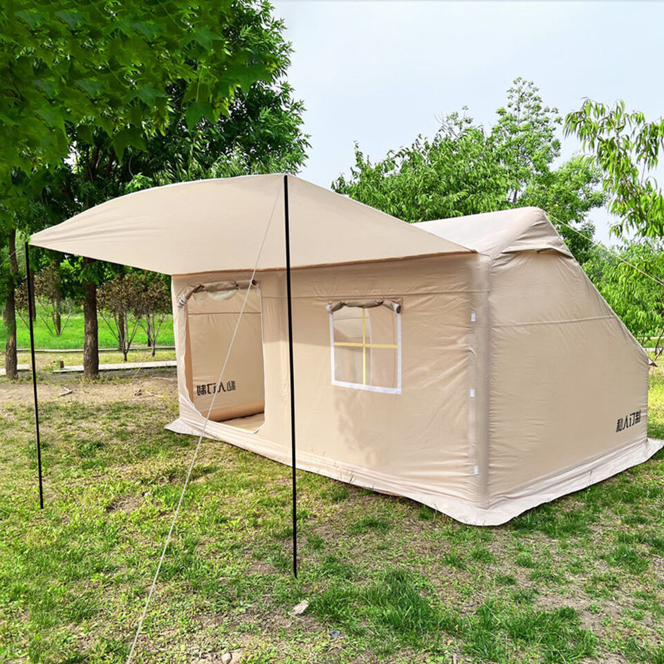 Outdoor Camping Inflatable Cotton Tents Quick-open And Free
