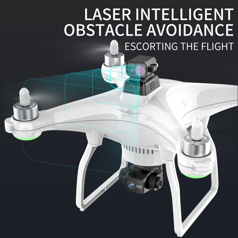 Laser Obstacle Avoidance 4K HD Three-axis Mechanical Gimbal