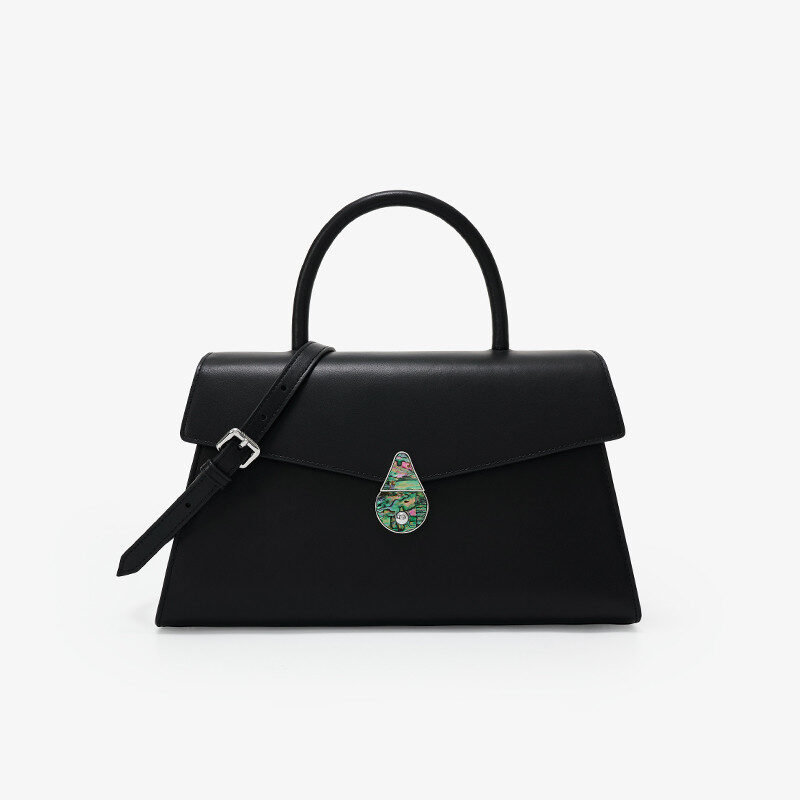 Women's Large Capacity Niche Leather Portable Shoulder Messenger