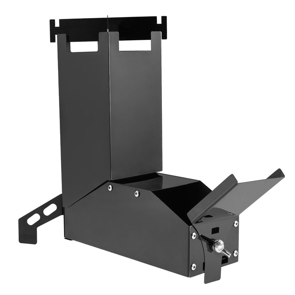 Black Titanium Portable Stainless Steel Folding Camping BBQ