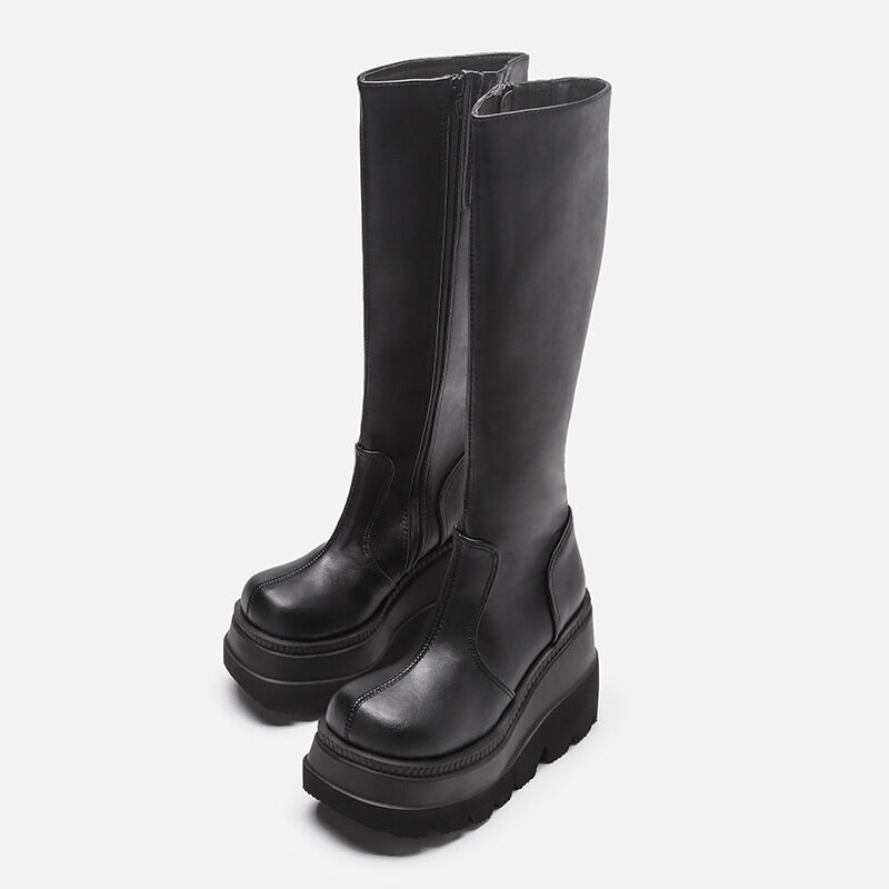 Gothic Platform Boots Biker