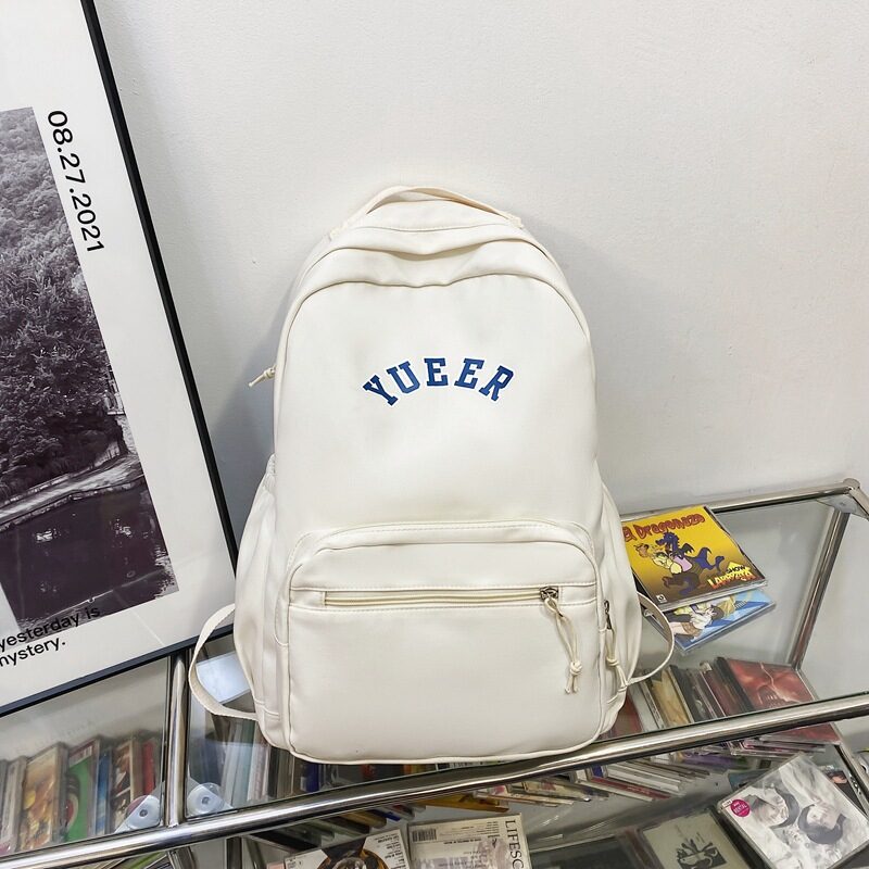 Simple Backpacks School Bags Student Girls Nylon Bag