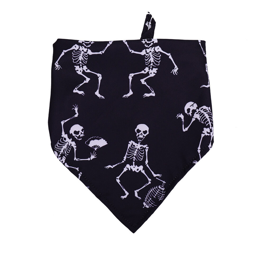 Halloween Dog Slobber Pet Scarf