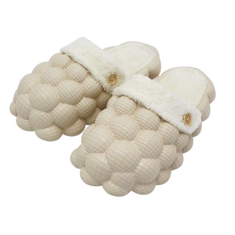 Bubble Shoes With Plush Home Slippers Warm Lovers