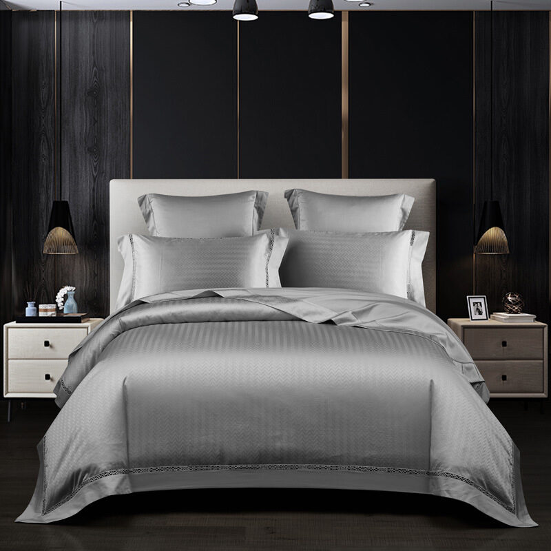 140 Long-staple Cotton Pure All Four-piece Jacquard Beddings